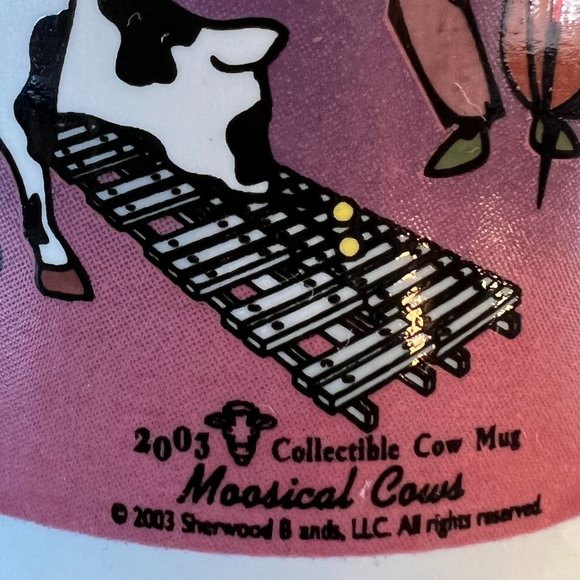 Set of 2 MOOsical Cows Mugs Motown Records Parody Mootown Rhythm & Blues - Picture 11 of 13